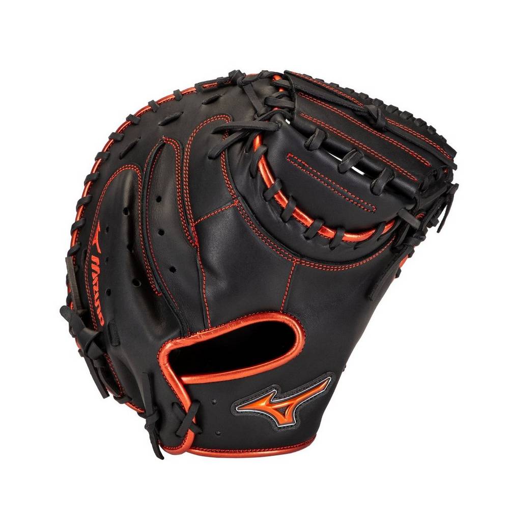 Mizuno MVP Prime SE 34" Férfi Catchers Mitt Fekete/Piros CJR874901